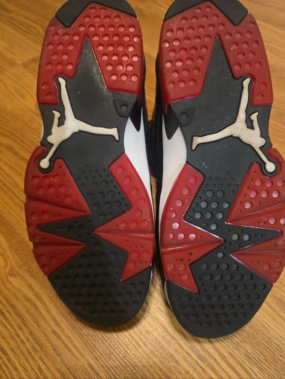 Jordan Black/Red Mid-Top Basketball Shoes